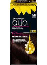 Краска для волос Garnier Olia 4.15 Морозный шоколад